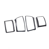 4x Carbon Fiber Color Air Outlet Frame Cover Trim Suitable For Ford Ranger 2015-2022