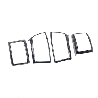 compare product 4x Carbon Fiber Color Air Outlet Frame Cover Trim Suitable For Ford Ranger 2015-2022