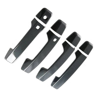 Side Door Handle Covers Suitable For Mitsubishi Triton L200 23-25 Carbon Fiber