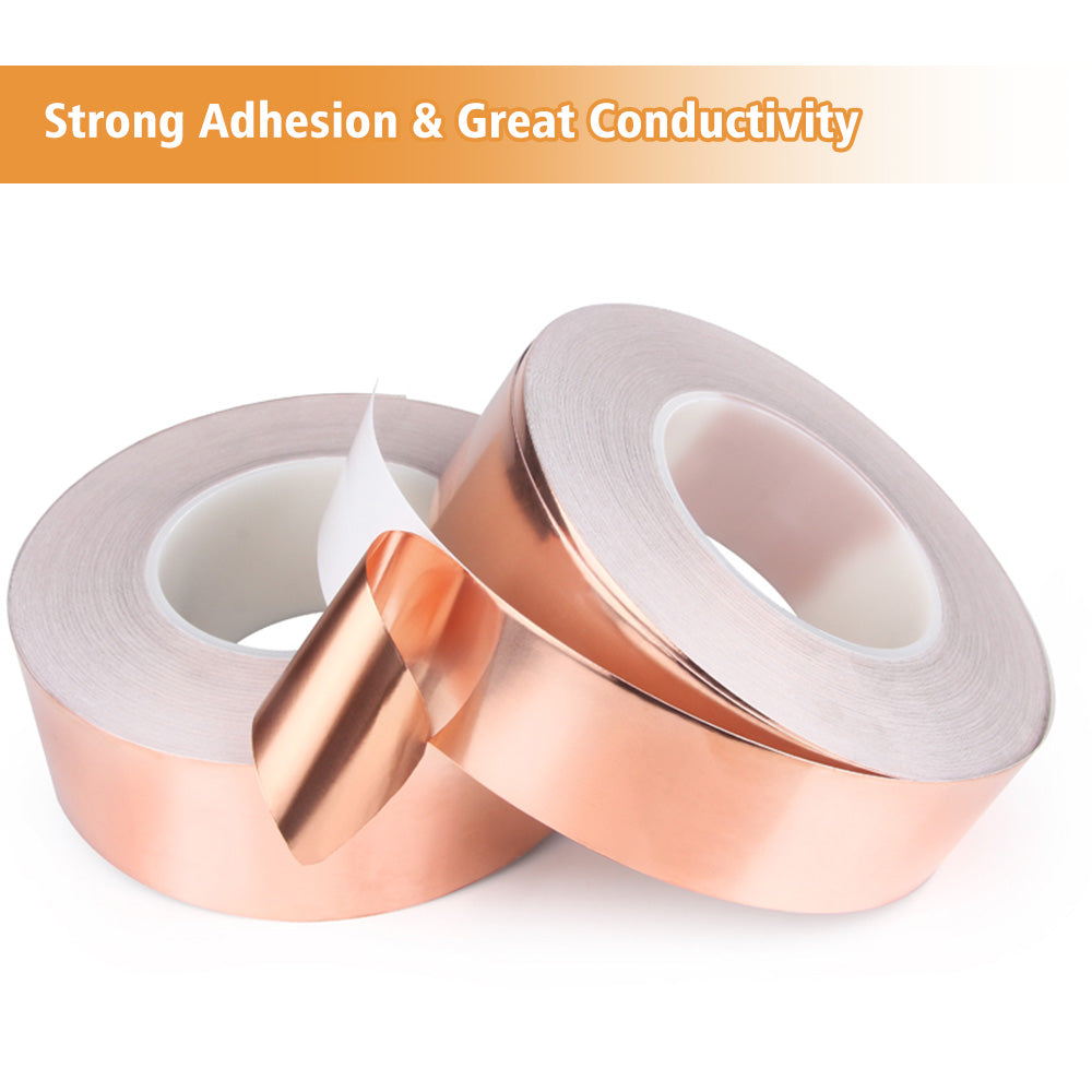 {{ Copper Foil Tape 20mx50mm EMI Shielding Conductive Adhesive Tapes Snail Barrier }} - Buy Car Parts Online at {{ Kaka Auto Parts }}.