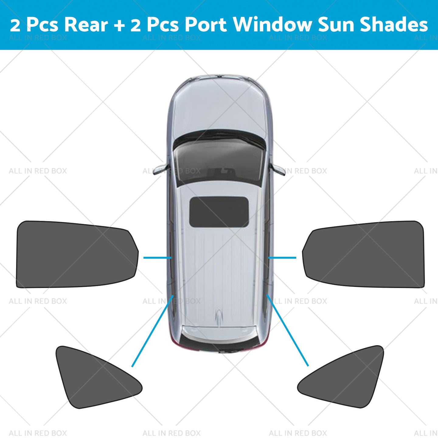 {{ Window Magnetic Mesh Sun Blind Shade Suitable for MG ZS ZST ZS EV 2018-23 }} - Buy Car Parts Online at {{ Kaka Auto Parts }}.