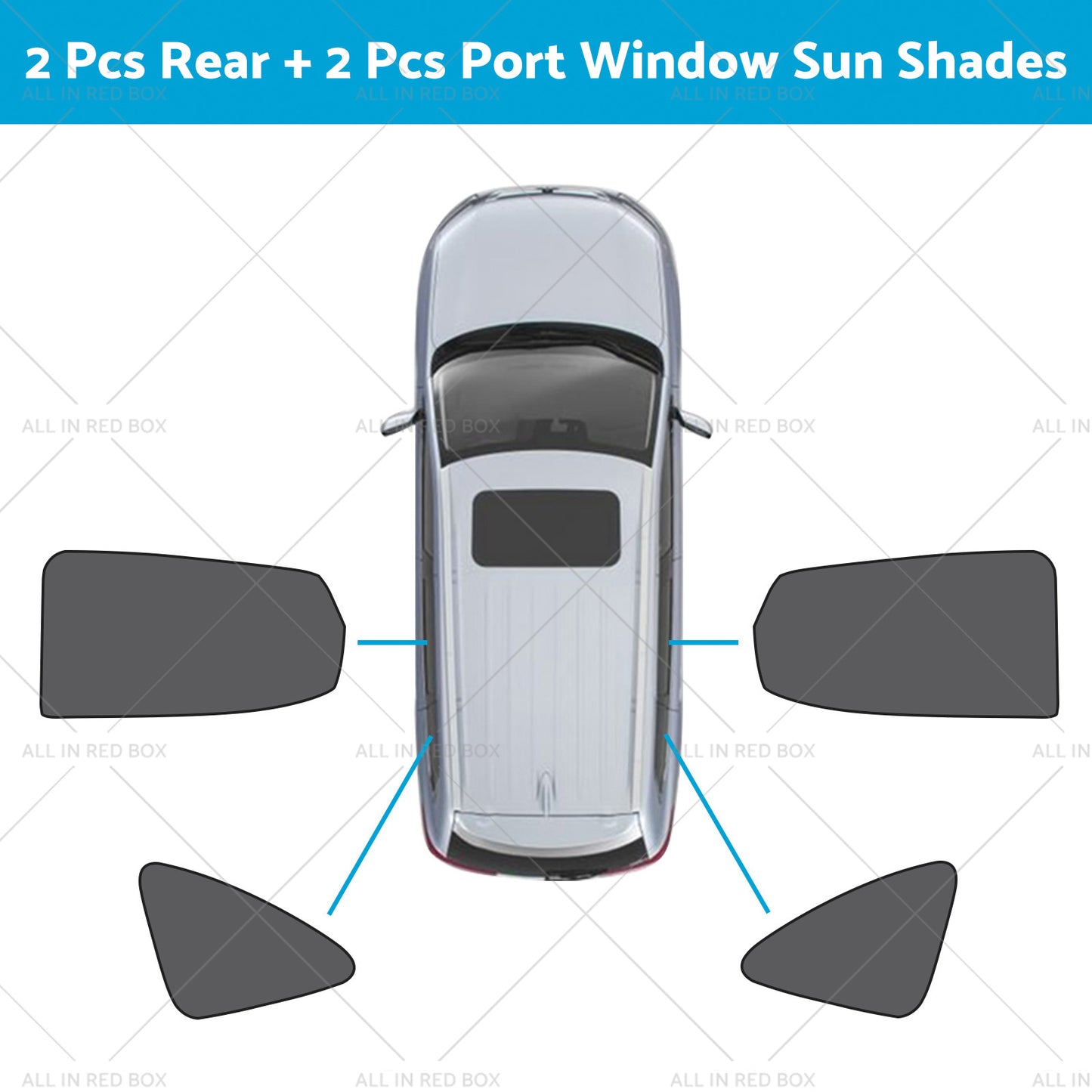 {{ Window Magnetic Mesh Sun Blind Shade Suitable for MG ZS ZST ZS EV 2018-23 }} - Buy Car Parts Online at {{ Kaka Auto Parts }}.