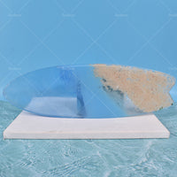 {{ Surfboard Silicone Epoxy Resin Tray Mold Surf Board DIY Ocean Wave Serving Board }} - Buy Car Parts Online at {{ Kaka Auto Parts }}.