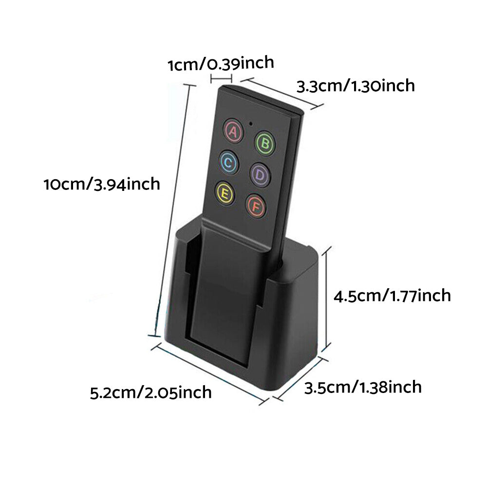 Wallet Tracker Transmitter With 6 Receivers Suitable For Anti-Lost Wireless Key Finder and Remote Key Use
