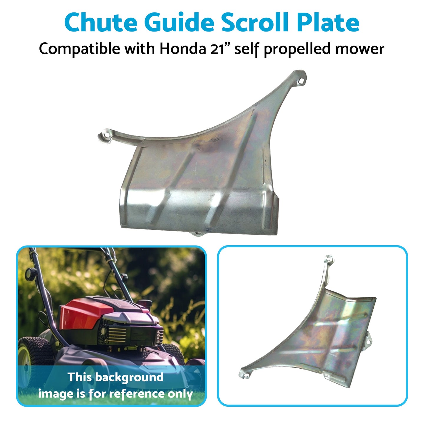 {{ Chute Guide Scroll Plate Suitable for Honda  and  DMC 21 inch  Self Propelled Lawn Mower }} - Buy Car Parts Online at {{ Kaka Auto Parts }}.