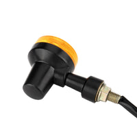 4x Classic Motorcycle Front & Rear Indicators Turn Signal Lights Amber Universal