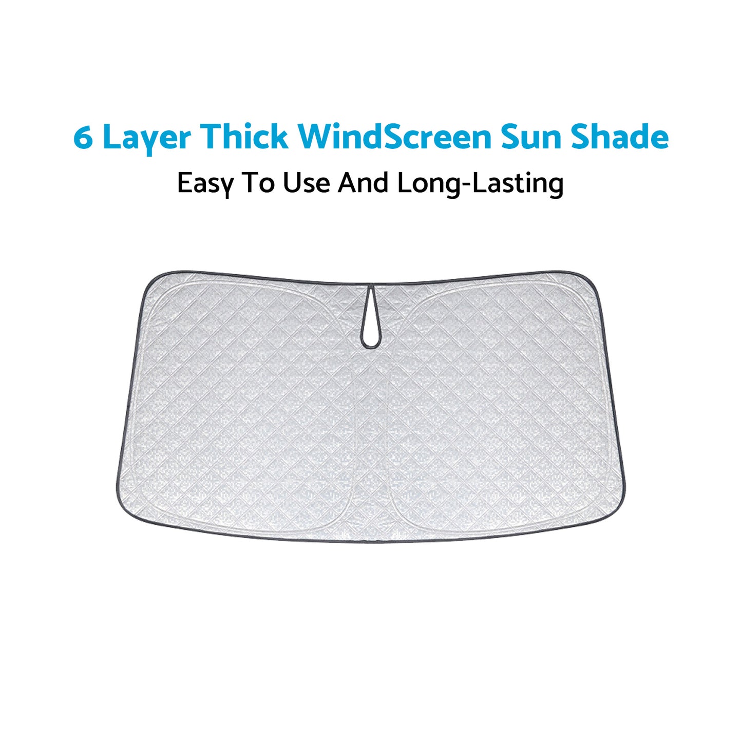 WindScreen Sun Shade Suitable For Ford Everest UA UB 2020-2024 6 Layer Thick