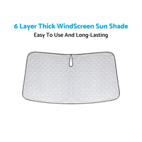 WindScreen Sun Shade Suitable For Ford Everest UA UB 2020-2024 6 Layer Thick