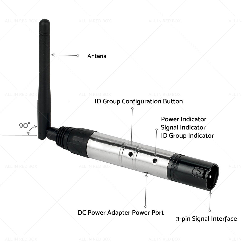{{ DMX512 Wireless Receiver Transmitter 2. 4G Stage Lighting Effects DMX Controllers }} - Buy Car Parts Online at {{ Kaka Auto Parts }}.