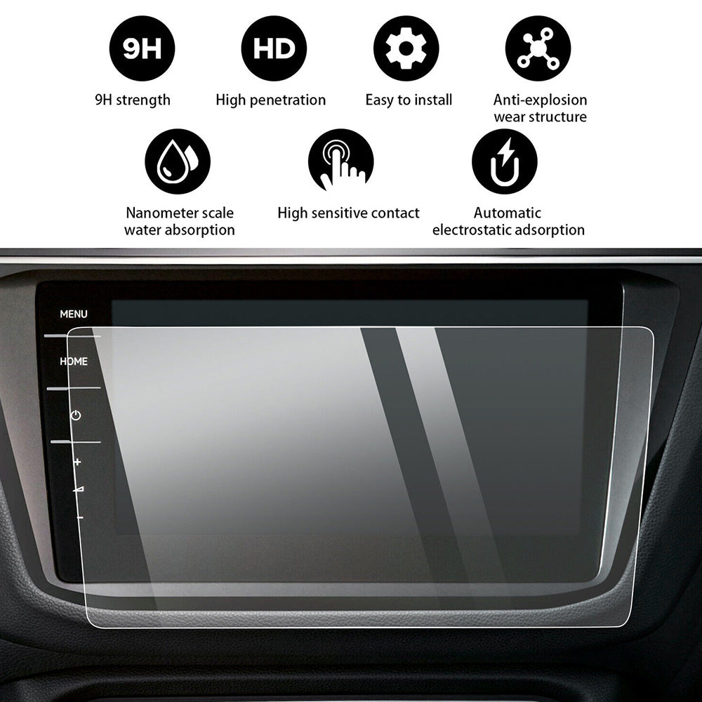 9.2 Inch Tempered Glass Touch Screen Protector Suitable For VW Tiguan 2018-2023