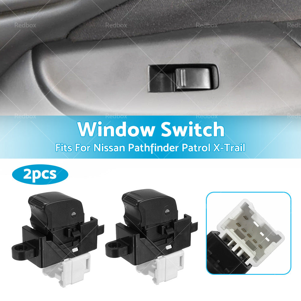 {{ 2X Single Window Switch Control 25411-0V000 For Nissan Pathfinder Patrol X-Trail }} - Buy Car Parts Online at {{ Kaka Auto Parts }}.