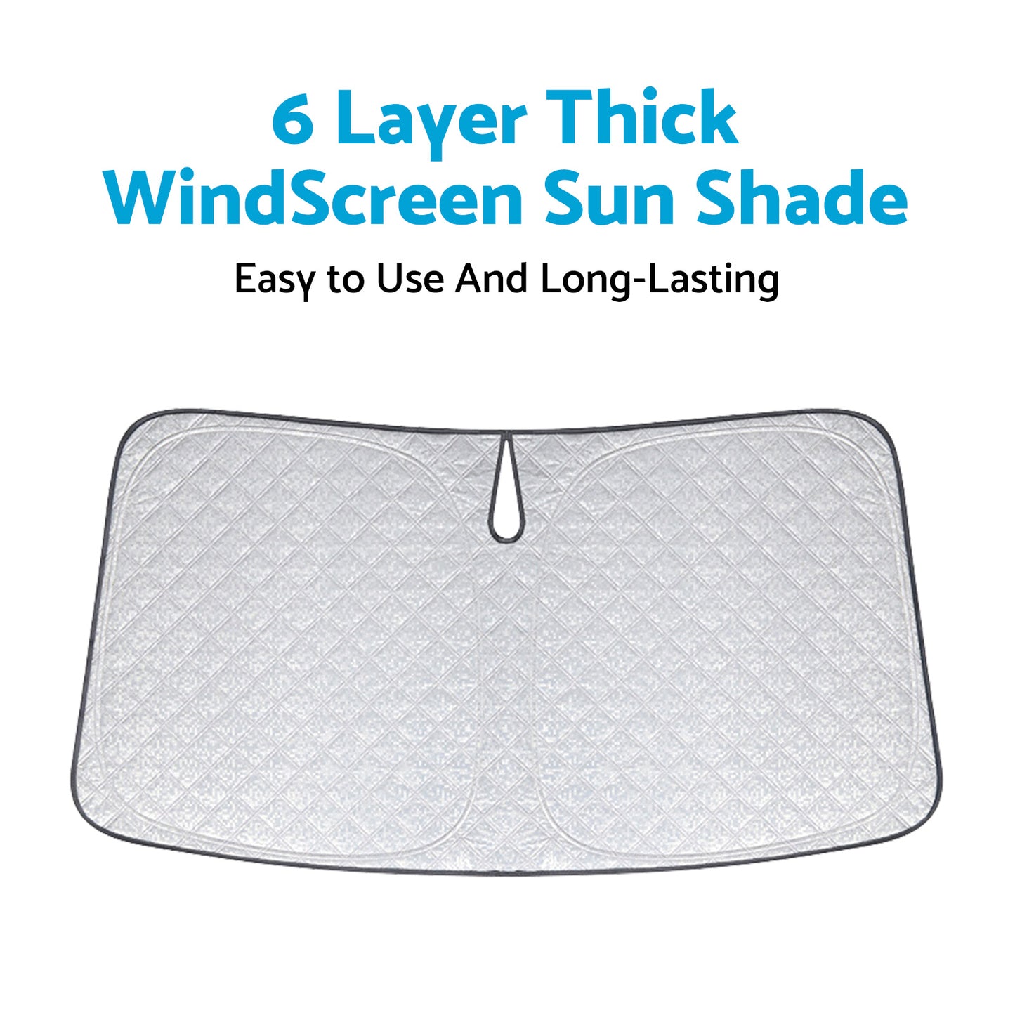 6 Layer Windscreen Sun Shade Suitable For Toyota HiAce 300 2019–2025 Pro UV Protect