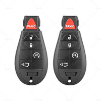 {{ 2x Keyless Remote Key Fob Shell Suitable For Jeep Grand Cherokee 2008-2012 }} - Buy Car Parts Online at {{ Kaka Auto Parts }}.