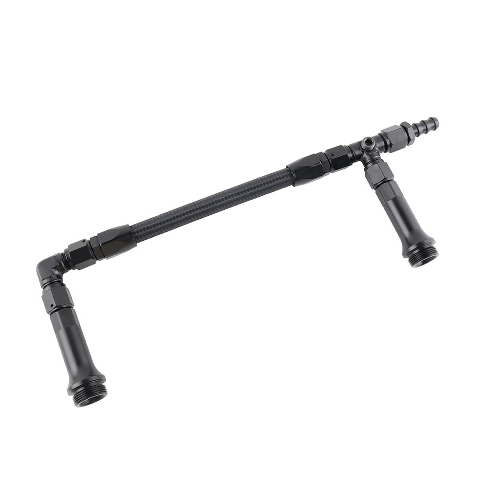 Braided AN6 Dual Feed Carburetor Fuel Line Double Pump Suitable For 4150 Holley Carburetor