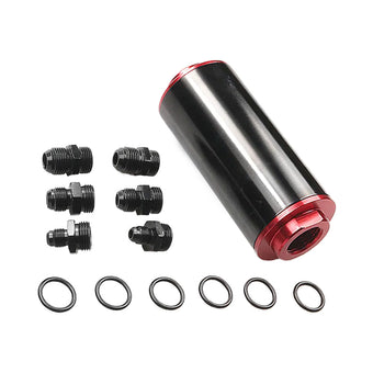 compare product Universal Car 100 Micron AN6 AN8 AN10 Aluminum High Flow Fuel Inline Petrol Filter Suitable For Most Fuel Systems