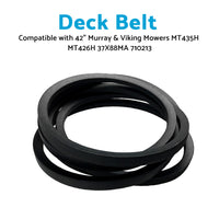 Deck Belt Suitable For 42inch Murray  and  Viking Mowers MT435H MT426H 37X88MA 710213