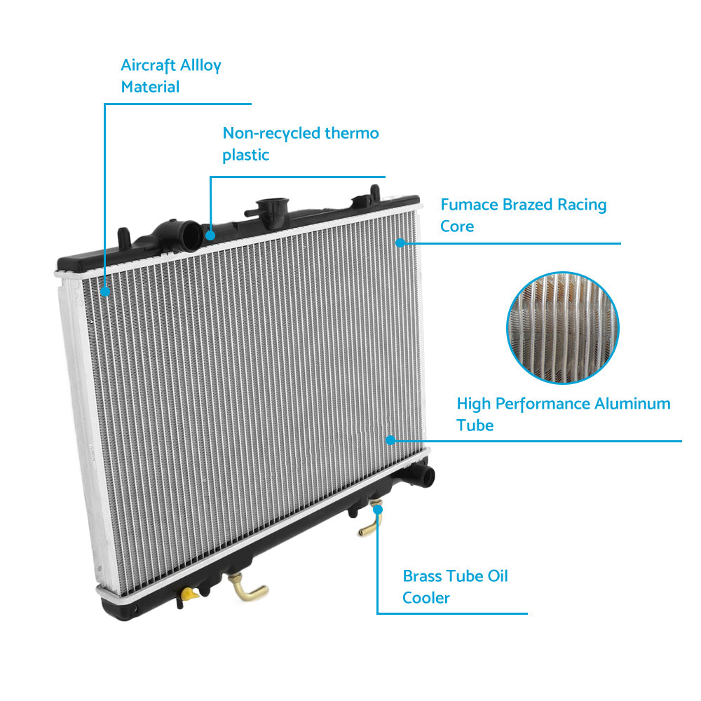 {{ H or D Radiator For Mitsubishi Triton MK 2. 4L Petrol 2. 8L Diesel 4Cyl AT MT 96-06 }} - Buy Car Parts Online at {{ Kaka Auto Parts }}.