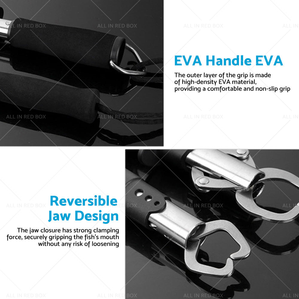 {{ Stainless Steel Fish Lip Grabber Gripper Fishing Tool Grip Tackle Scale 30KG }} - Buy Car Parts Online at {{ Kaka Auto Parts }}.