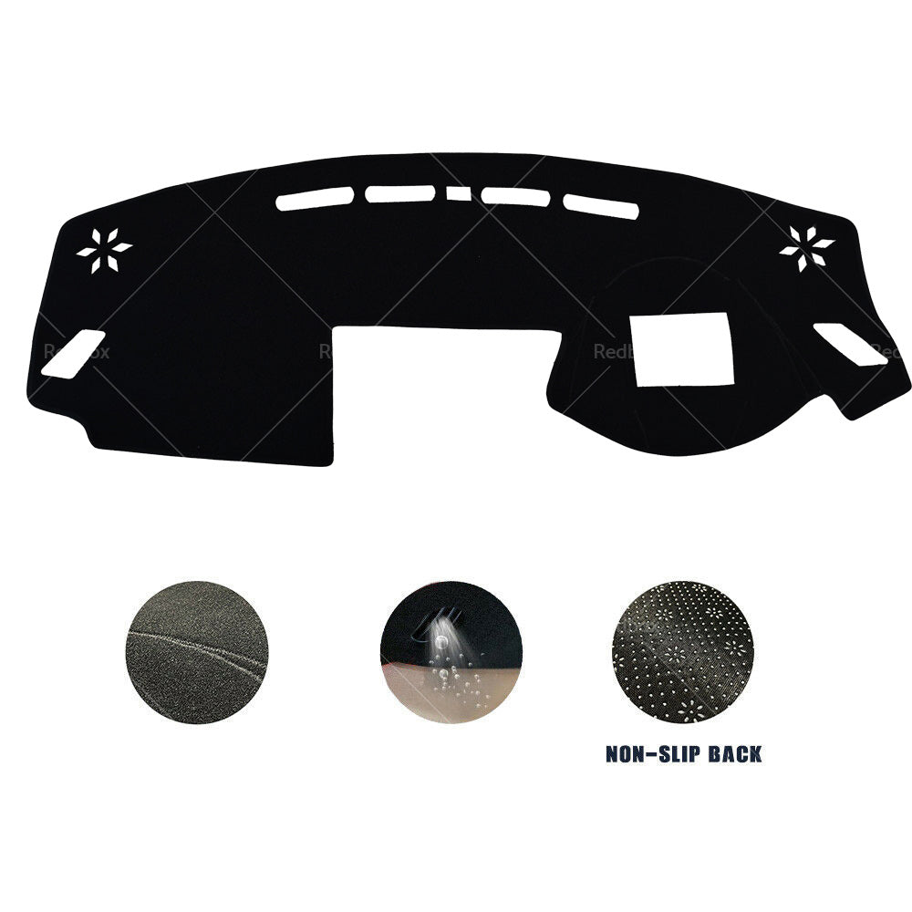 {{ Dash Mat For Mitsubishi Eclipse Cross 2017-New with HUD Dashboard Cover Black }} - Buy Car Parts Online at {{ Kaka Auto Parts }}.