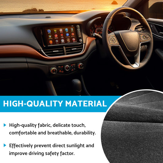 Non-Slip Dash Mat Suitable For Holden Trax TJ LS / LT / LTZ MY17 February 2017-2019 Black