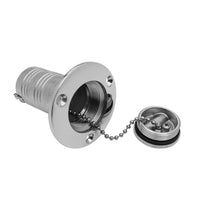 Keyless Water Deck Fill/Filler 1.5" Polished 316 Stainless Steel Suitable For Marine Boat
