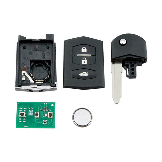 3 Button Complete Remote Car Key 433MHz ID63 80Bit Chip Suitable For Mazda 2 3 6