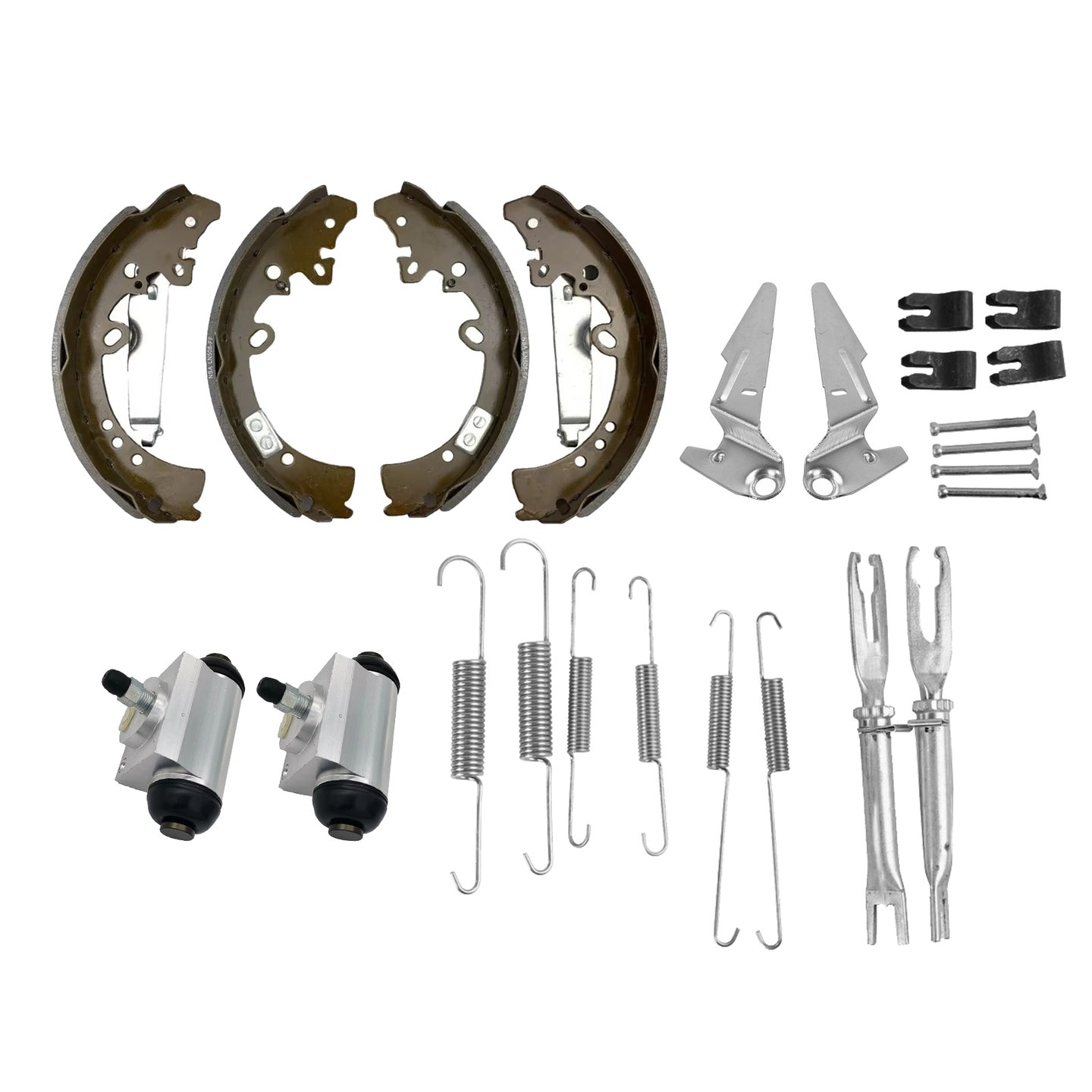 {{ Rear Brake Shoes & Wheel Cylinders Adjuster Kit Suitable For Hilux GUN126R 4WD }} - Buy Car Parts Online at {{ Kaka Auto Parts }}.