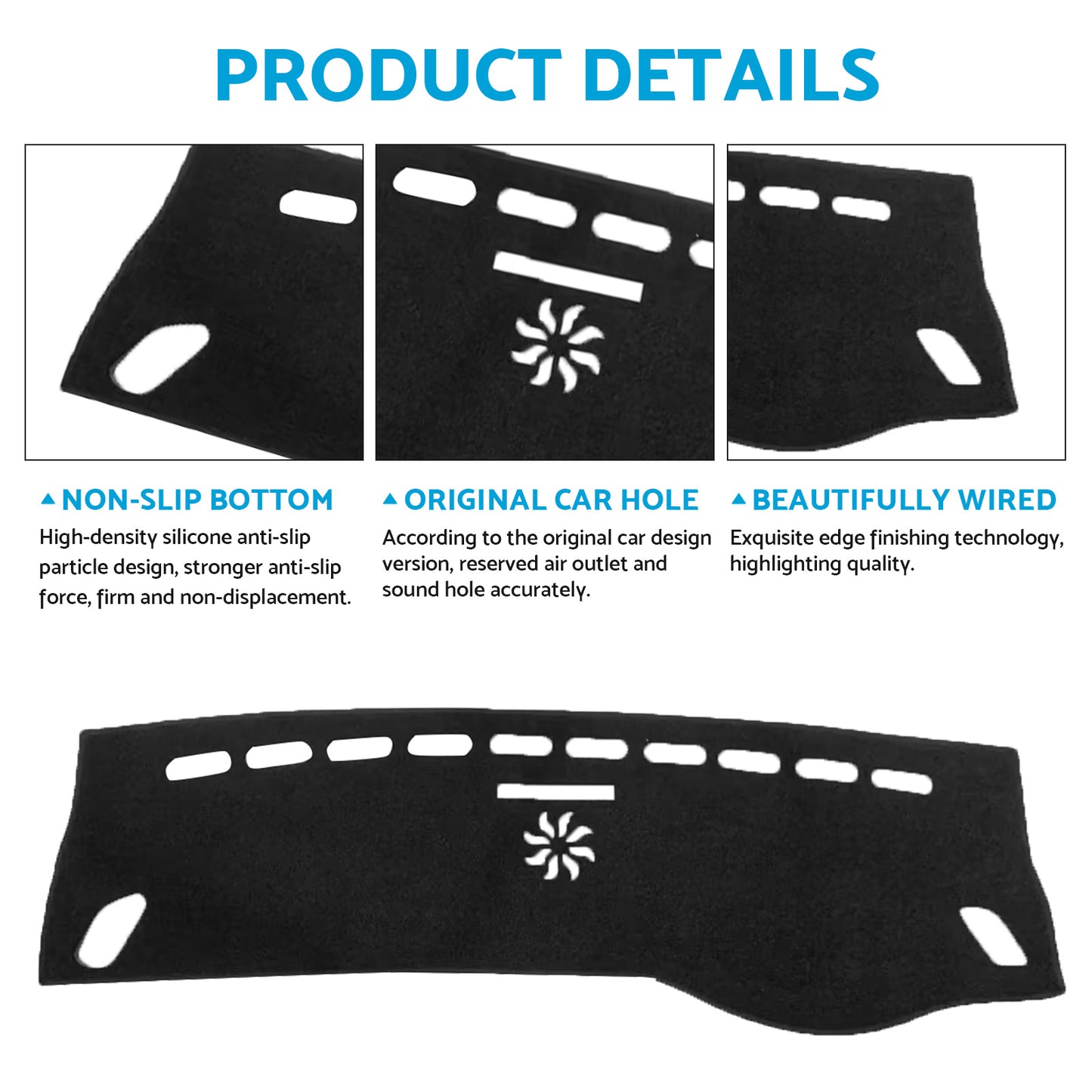 Dash Mat Cover Suitable For Mercedes-Benz CLA-Class C117 X117 2013-2019