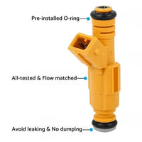 6x Fuel Injector Suitable for Jeep Cherokee / Grand Cherokee / Wrangler 0280155710