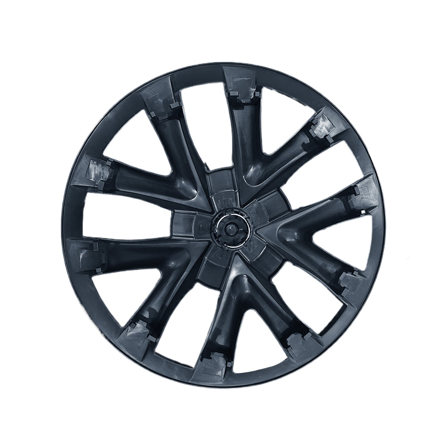 4x Matt Black Wheel Hub Caps Suitable For Tesla Model 3