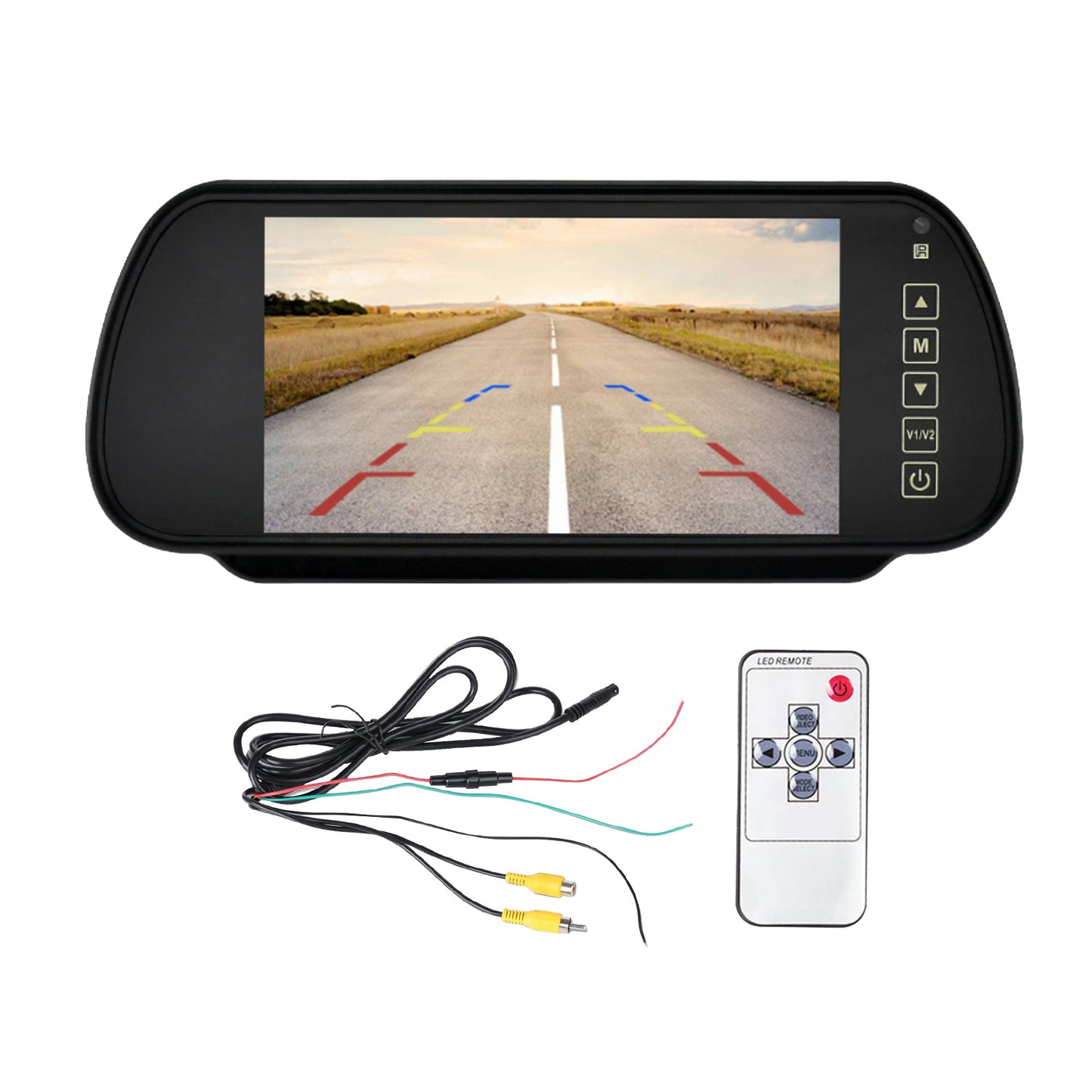 {{ 7 inch  Parking Rear View Monitor Mirror Screen Suitable for Truck Reversing Camera }} - Buy Car Parts Online at {{ Kaka Auto Parts }}.