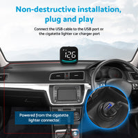 Digital Speedometer Universal GPS HUD Head-Up Display Suitable For Car With MPH & Overspeed Alarm