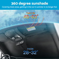 {{ 6 Layer WindScreen Sun Shade Suitable For Nissan Xtrail T33 22-25 UV Protection }} - Buy Car Parts Online at {{ Kaka Auto Parts }}.