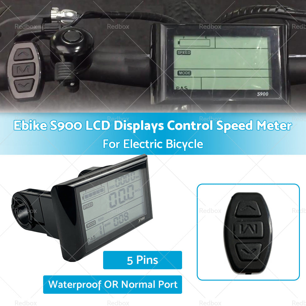 {{ Ebike S900 LCD Displays Control Electric Bicycle Speed Meter Speedometer }} - Buy Car Parts Online at {{ Kaka Auto Parts }}.