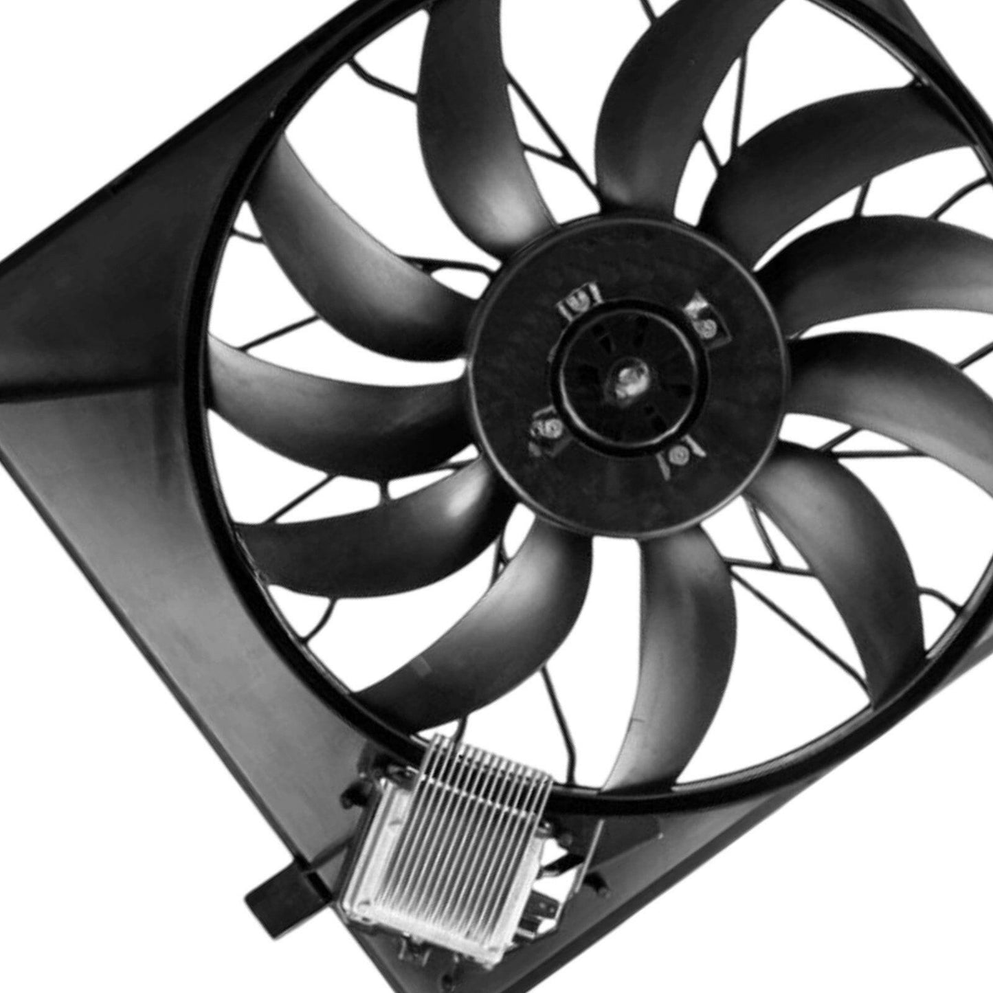Radiator Cooling Fan with Shroud Suitable For Mercedes M-Class W163 ML500 2001-2005