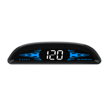 compare product Car HUD Head-Up Display LCD Digital GPS Speedometer with Overspeed Alarm Universal