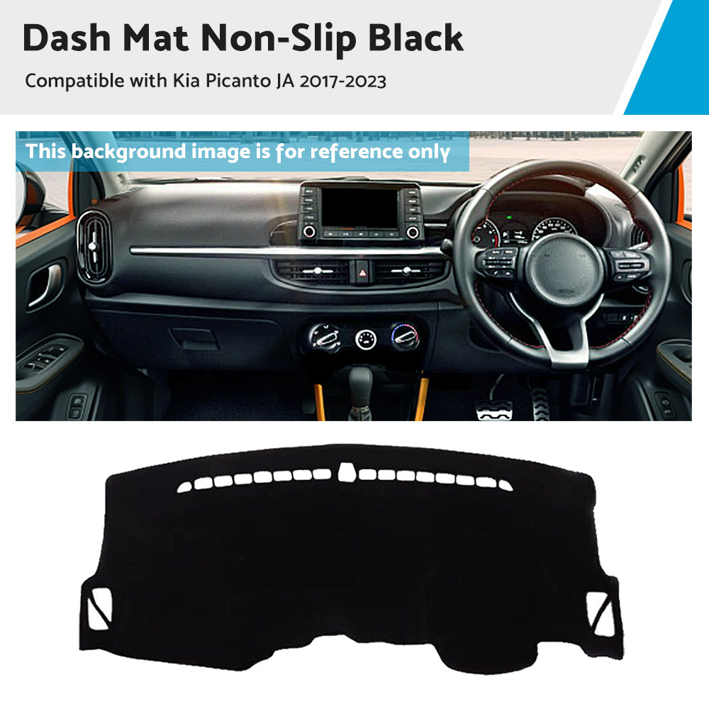{{ Non-Slip Dash Mat Suitable For Kia Picanto JA 2017-2023 Dashboard Cover }} - Buy Car Parts Online at {{ Kaka Auto Parts }}.