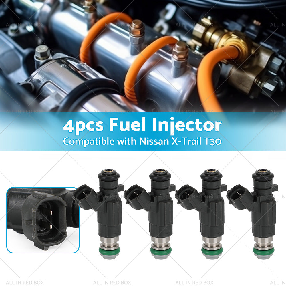 {{ 4PCS Fuel Injector Suitable for Nissan X-Trail T30 QR25 2. 5L 4 CYL 2001-2005 }} - Buy Car Parts Online at {{ Kaka Auto Parts }}.