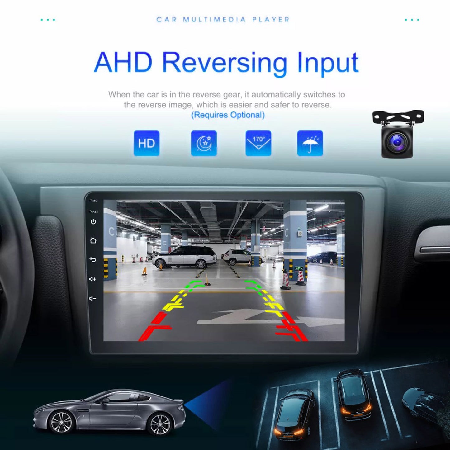 4GB+64GB CarPlay Android 13 Stereo Suitable for Mitsubishi Lancer 2003-2007