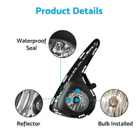 2x Front Grill Bumper Halogen Fog Lights Suitable For Toyota Yaris 2018-2019