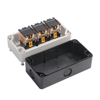 Push Button Switch Box With Red & Green Momentary NO NC Switches and Emergency Stop Suitable For Industrial Control