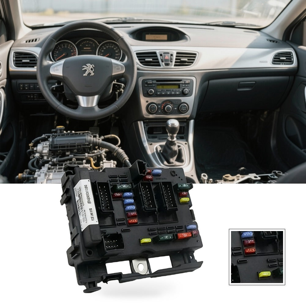 Fuse Box Suitable for Peugeot Citroen 207 307 308 407 508 C3 C4 C5 9657608580 - BG1