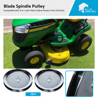 {{ 2x Blade Spindle Pulley Suitable For D  and  L John Deere Sabre Mowers D105 GX20367 }} - Buy Car Parts Online at {{ Kaka Auto Parts }}.