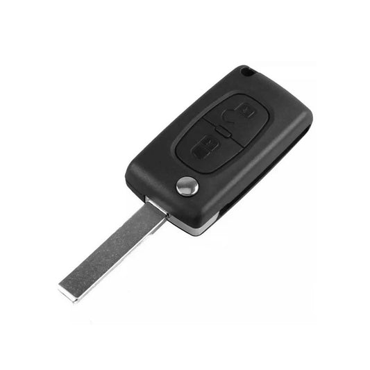 Remote Car Key Fob 2-Buttons 433FSK Suitable for Peugeot 207 307 308 407 807