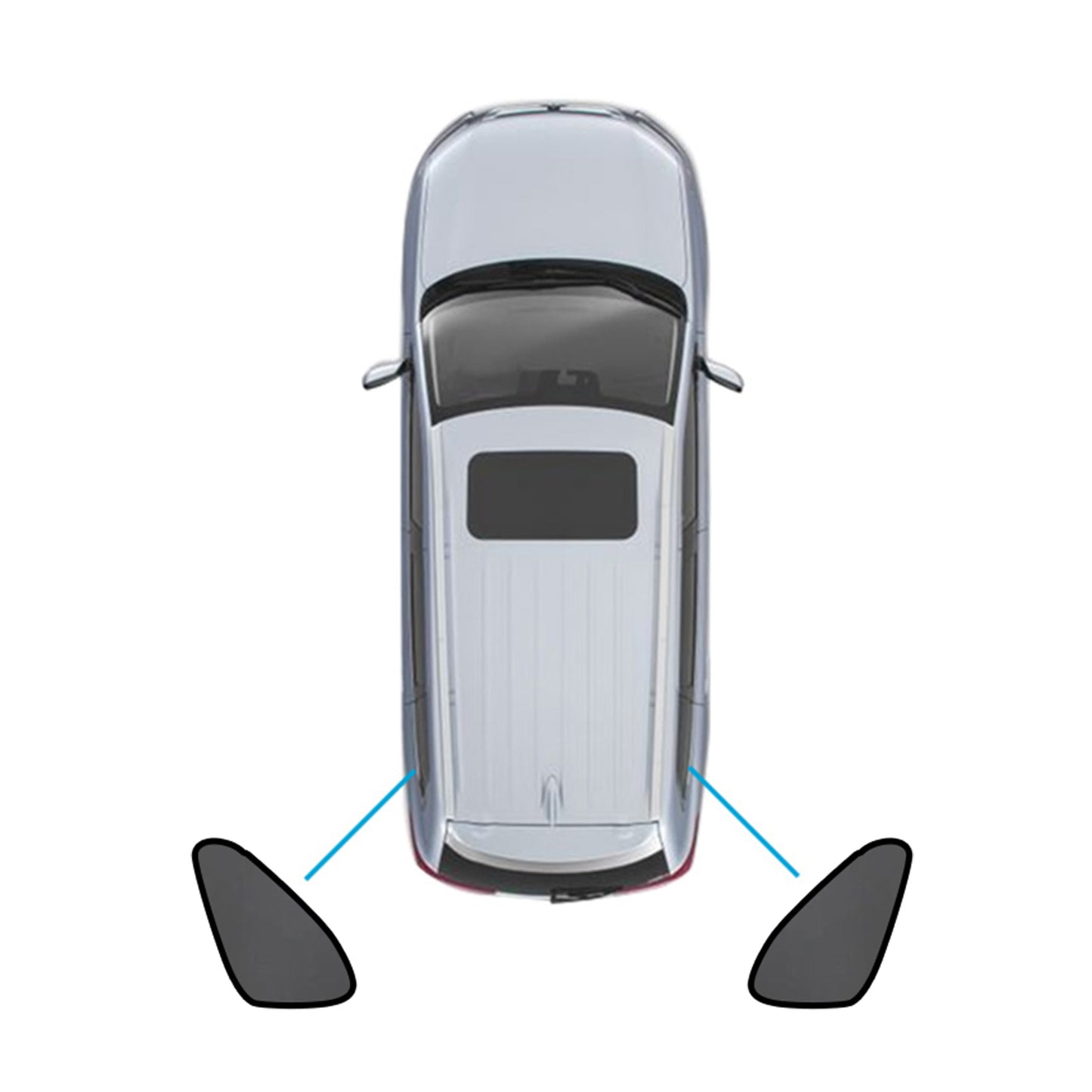 Car Window Magnetic Mesh Sun Blind Shades Suitable For Mitsubishi ASX 2010-2025