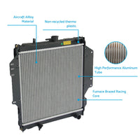 Radiator Suitable For Suzuki Sierra Softtop or Hardtop SJ50 SJ51 SJ70 SJ80 SJ413 1.3L 4cyl 84-98