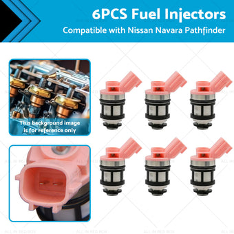compare product 6PCS Fuel Injectors Suitable For Nissan Navara D21 D22 Pathfinder 16600-9S200