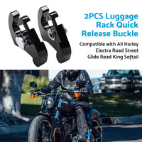 Quick Release Backrest Mounting Kit Suitable For Harley Sissy Bar Luggage Rack