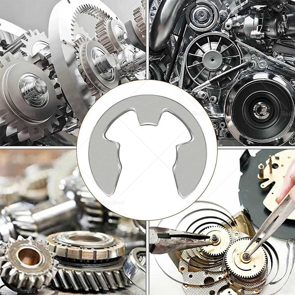 {{ Stainless Steel E Clips C Circlip Kit Retaining Ring 400PCS Assorted M1. 5-M15mm }} - Buy Car Parts Online at {{ Kaka Auto Parts }}.