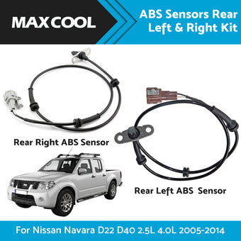 compare product 2 x ABS Sensors Rear Left  and  Right for Nissan Navara D22 D40 2005-2014 2. 5L 4. 0L